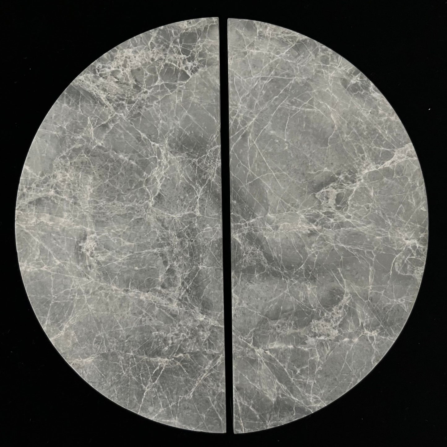 Cabinet Knobs & Handles Bayside Luxe Tundra Grey Marble Cabinetry Handles -  320mm (Pair)