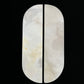 Cabinet Knobs & Handles Bayside Luxe White Onyx Cabinetry Handles - 160mm (Pair)