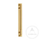 Cabinet Knobs & Handles Brass / Solid Brass Luxe Doorware - Toorak Door Pull - Handle with Back Plate - Solid Brass