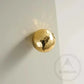 Cabinet Knobs & Handles Knob Large 31mm / Gold Hammer Finish / Solid Brass Bayside Luxe - Hobart Hammer Finish Cabinetry Handles