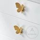 Cabinet Knobs & Handles Right Wing / Brass / Satin Brass Bayside Luxe - Butterfly Brass Cabinetry Pull