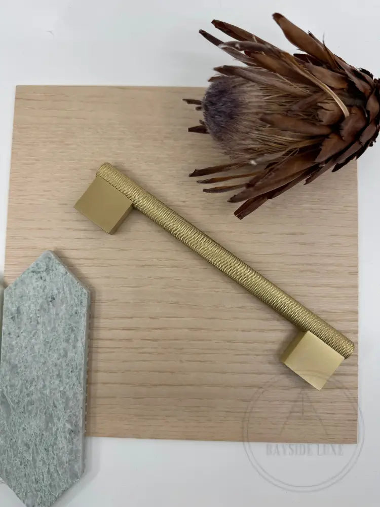 Camberwell Satin Brass Cabinetry Handle 236mm - Display