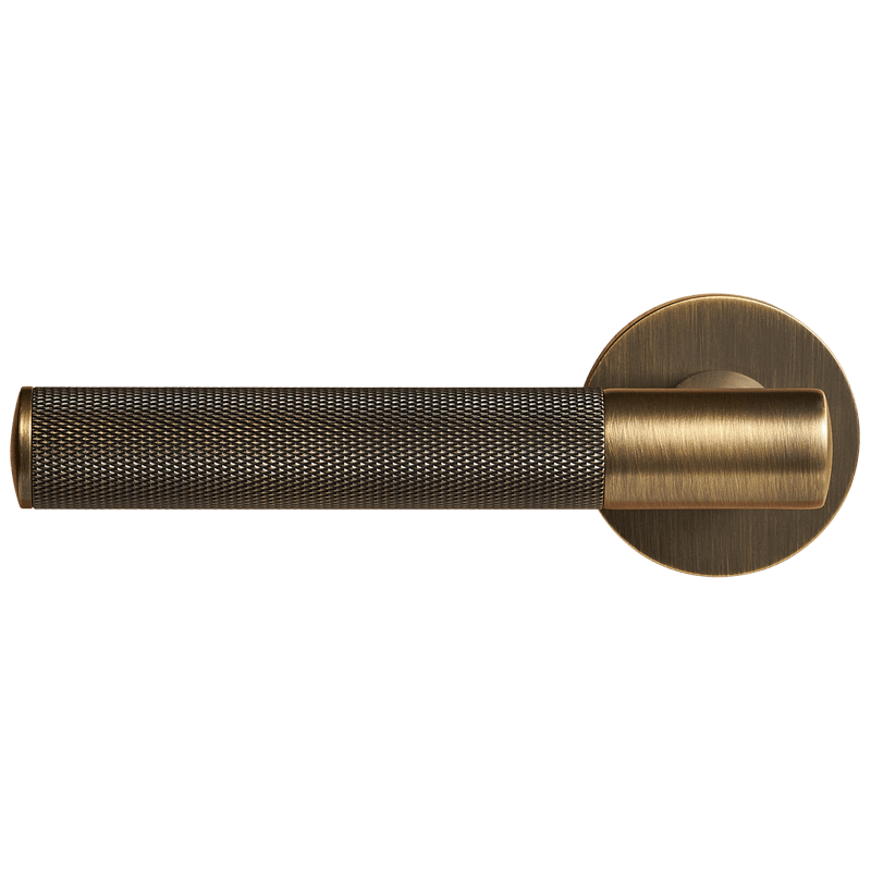 Door Handle Luxe Doorware - Elizabeth Bay Door Lever Passage Set - Antique Brass