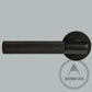 Door Handle Luxe Doorware - Elizabeth Bay Door Lever Passage Set - Black