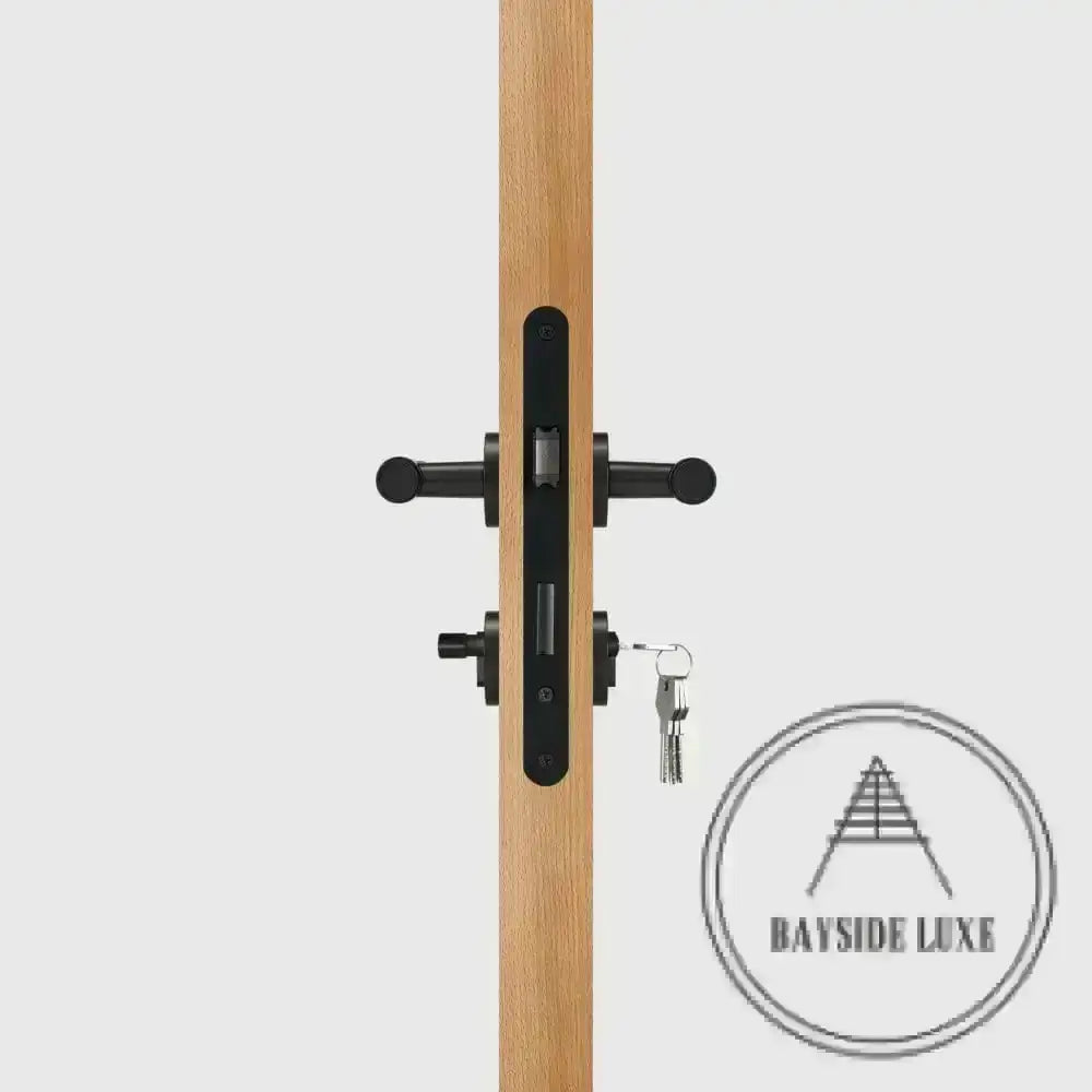 Door Handle Luxe Doorware - Elizabeth Bay Mortice Lock Set - Black