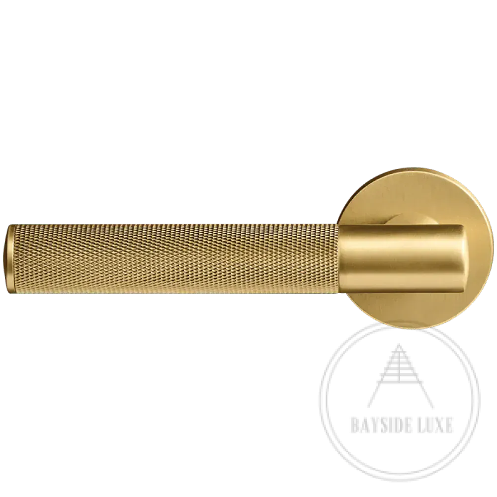 Door Handle Luxe Doorware - Elizabeth Bay Mortice Set - Satin Brass
