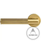 Door Handle Luxe Doorware - Elizabeth Bay Privacy Set - Satin Brass