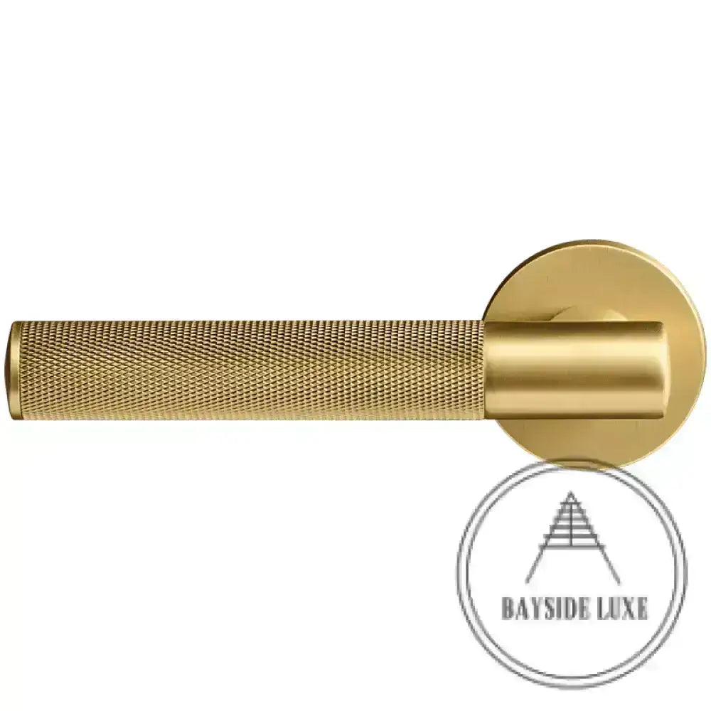 Door Handle Luxe Doorware - Elizabeth Bay Privacy Set - Satin Brass