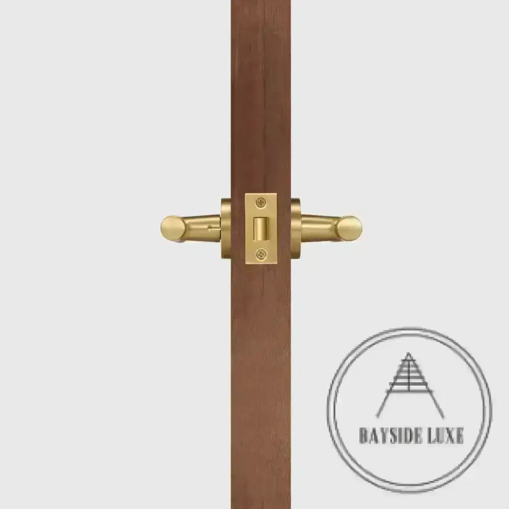 Door Handle Luxe Doorware - Elizabeth Bay Privacy Set - Satin Brass