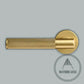 Door Handle Luxe Doorware - Elizabeth Bay Privacy Set - Satin Brass