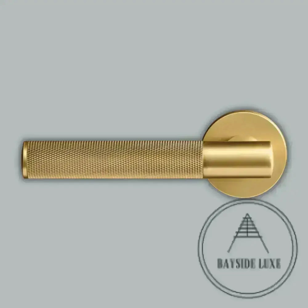 Door Handle Luxe Doorware - Elizabeth Bay Privacy Set - Satin Brass