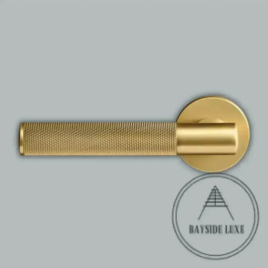 Door Handle Luxe Doorware - Elizabeth Bay Privacy Set - Satin Brass