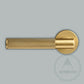 Door Handle Luxe Doorware - Elizabeth Bay Privacy Set - Satin Brass