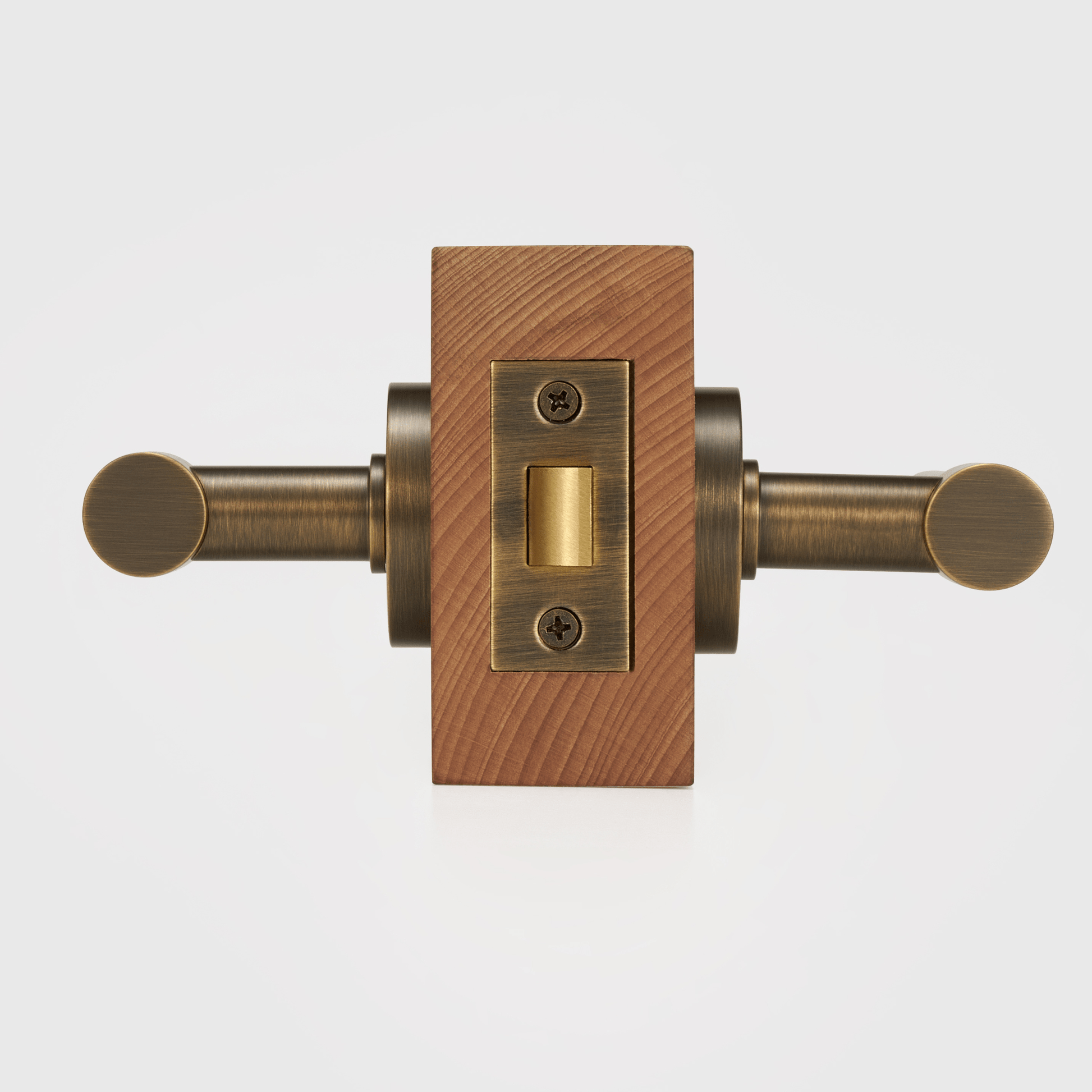 Door Handle Luxe Doorware - Ocean Grove Door Lever Passage Set - Antique Brass