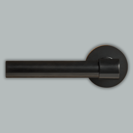 Door Handle Luxe Doorware - Ocean Grove Door Lever Passage Set - Black