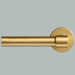 Door Handle Luxe Doorware - Ocean Grove Door Lever Passage Set - Satin Brass