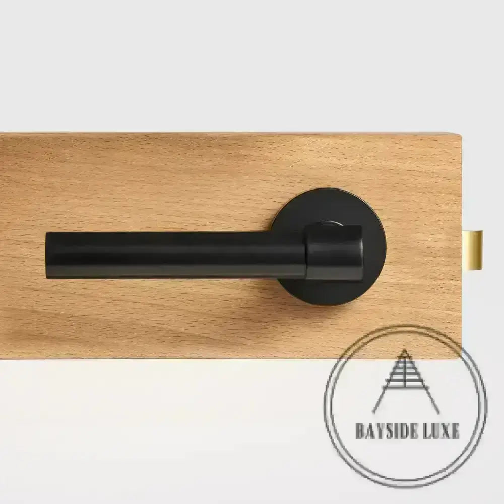 Door Handle Luxe Doorware - Ocean Grove Privacy Set - Black