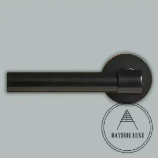 Door Handle Luxe Doorware - Ocean Grove Privacy Set - Black