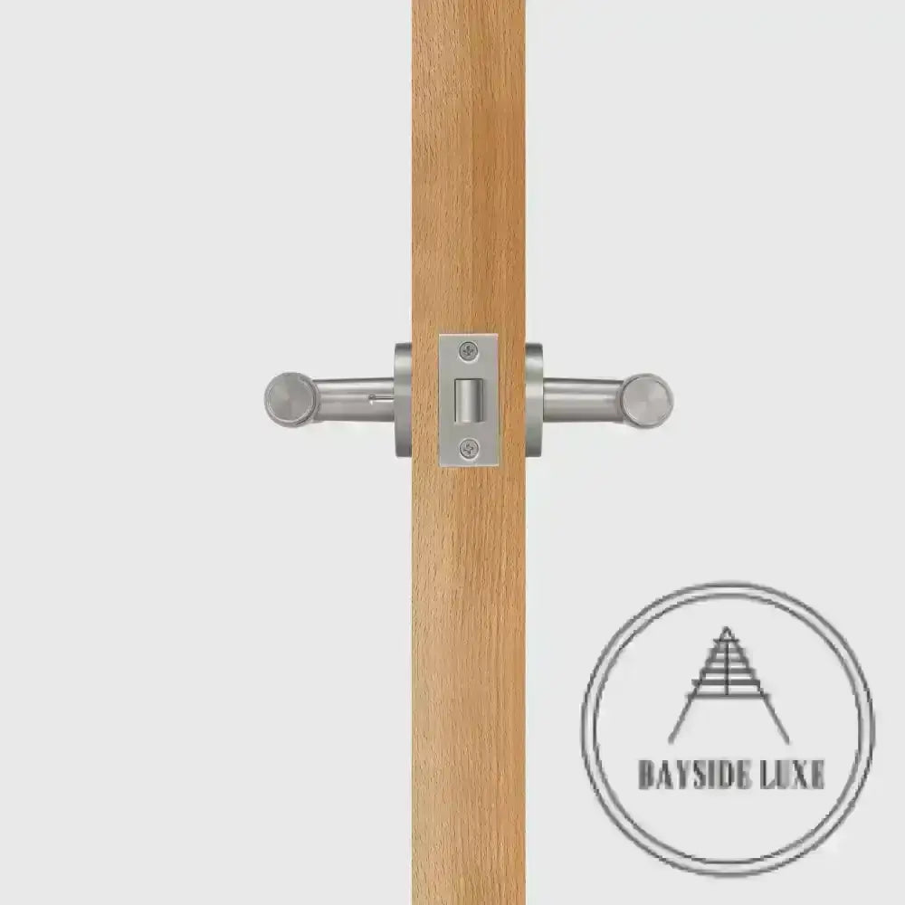 Door Handle Luxe Doorware - Ocean Grove Privacy Set - Nickel