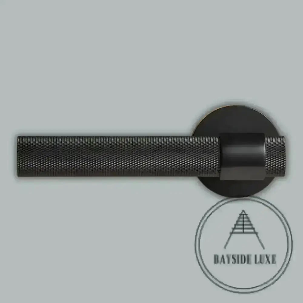 Door Handle Luxe Doorware - Port Melbourne Door Lever Passage Set - Black