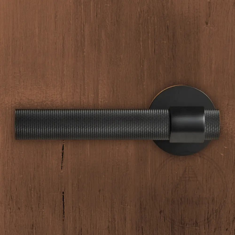 Door Handle Luxe Doorware - Port Melbourne Door Lever Passage Set - Black