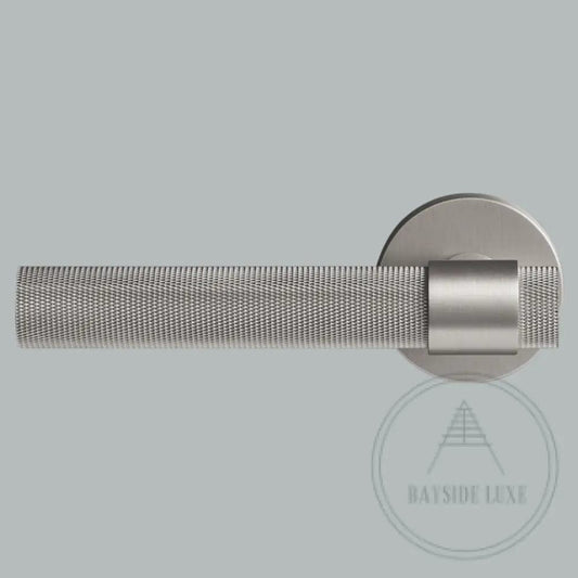 Door Handle Luxe Doorware - Port Melbourne Door Lever Passage Set - Nickel