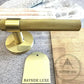 Door Handle Luxe Doorware - Port Melbourne Door Lever Passage Set - Satin Brass