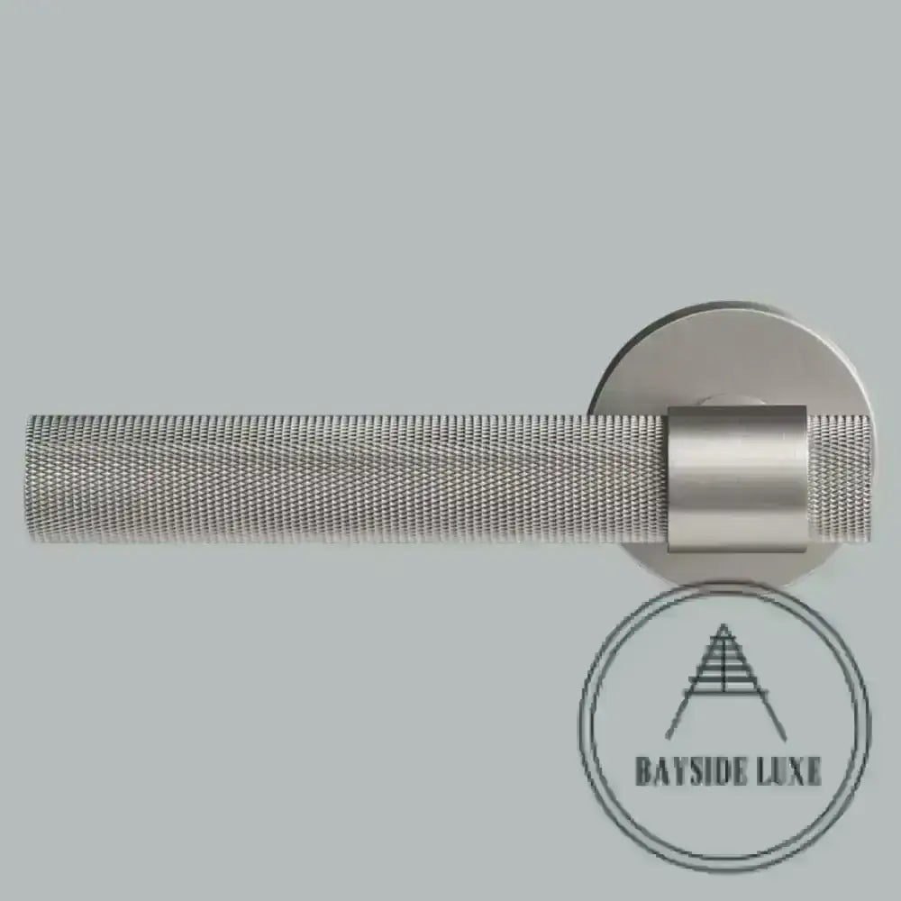 Door Handle Luxe Doorware - Port Melbourne Mortice Lock Set - Nickel