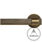Door Handle Luxe Doorware - Port Melbourne Privacy Set - Antique Brass