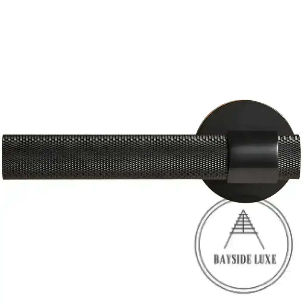 Door Handle Luxe Doorware - Port Melbourne Privacy Set - Black