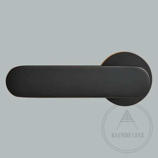 Door Handle Luxe Doorware - The Lorne Mortice Lock Set - Black