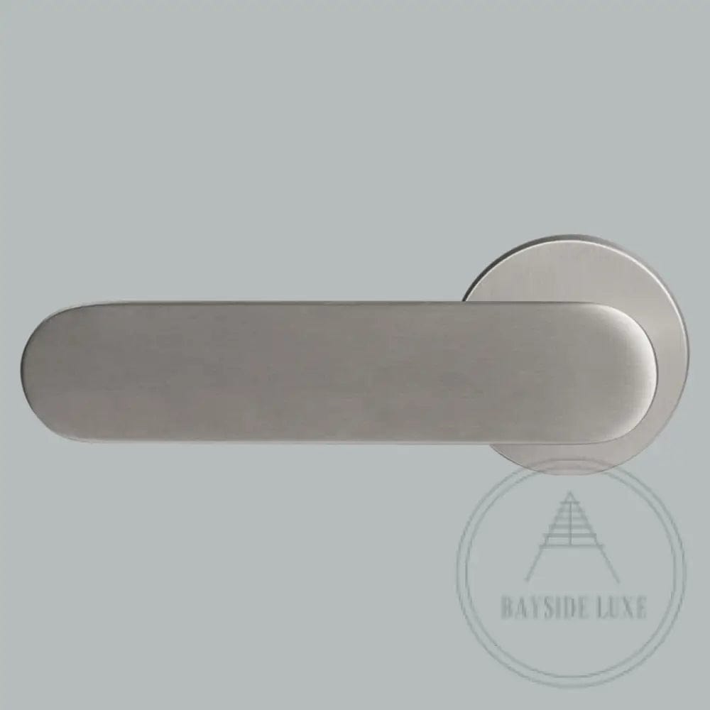 Door Handle Luxe Doorware - The Lorne Mortice Lock Set - Nickel