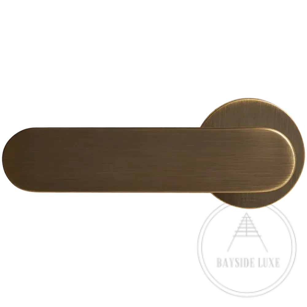 Door Handle Luxe Doorware - The Lorne Passage Set - Antique Brass