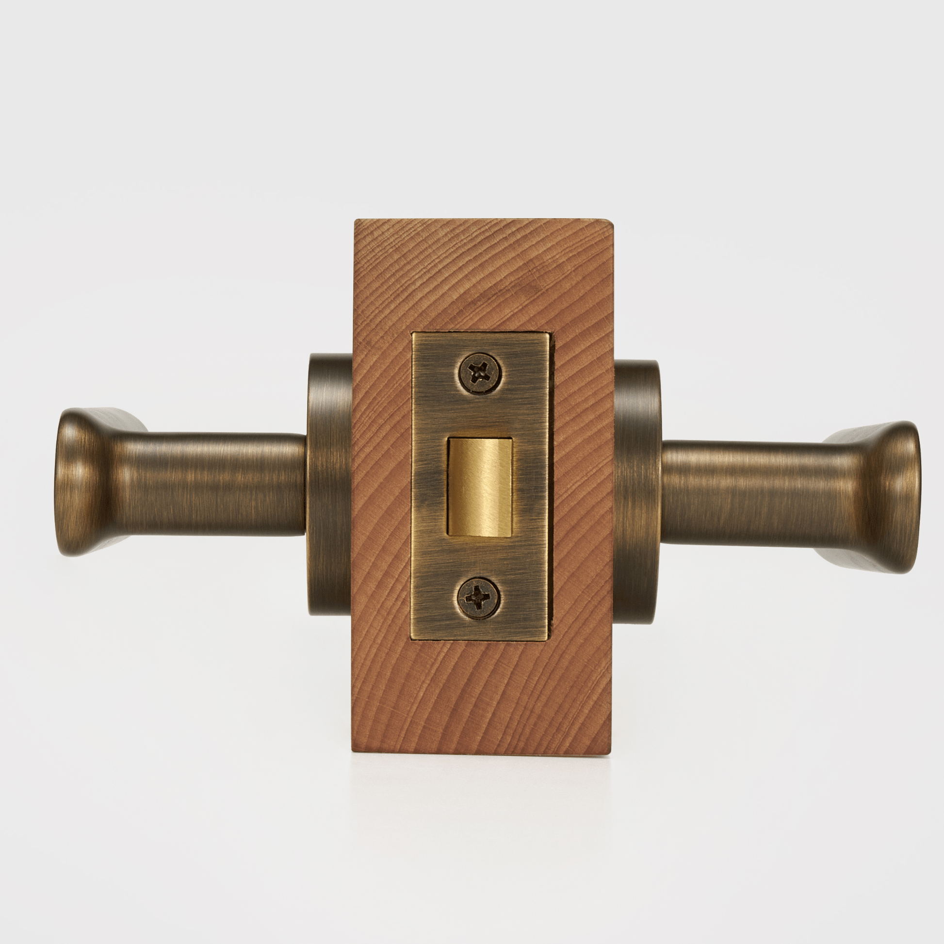 Door Handle Luxe Doorware - The Lorne Passage Set - Antique Brass