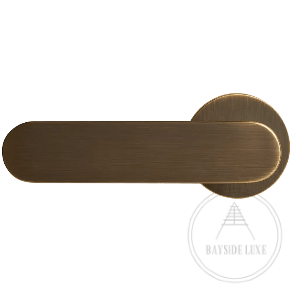 Door Handle Luxe Doorware - The Lorne Passage Set - Antique Brass