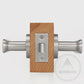 Door Handle Luxe Doorware - The Lorne Passage Set - Nickel