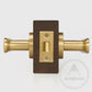 Door Handle Luxe Doorware - The Lorne Passage Set - Satin Brass