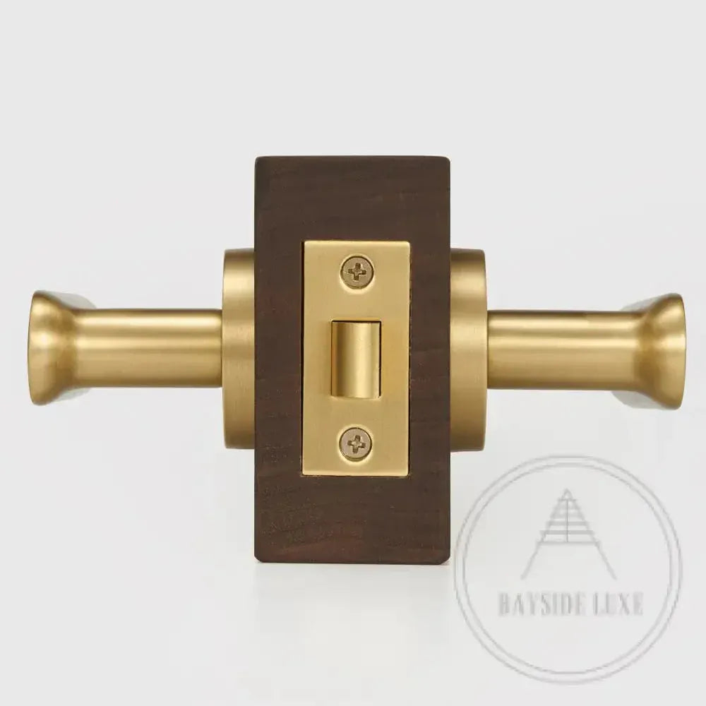 Door Handle Luxe Doorware - The Lorne Passage Set - Satin Brass