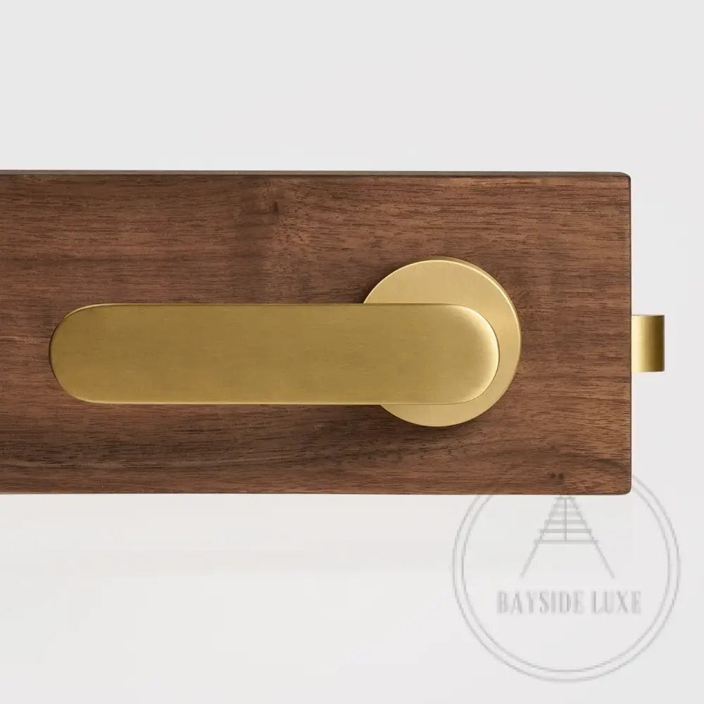 Door Handle Luxe Doorware - The Lorne Passage Set - Satin Brass