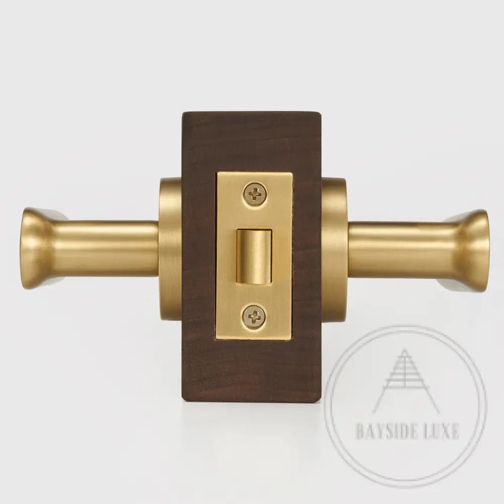 Door Handle Luxe Doorware - The Lorne Passage Set - Satin Brass