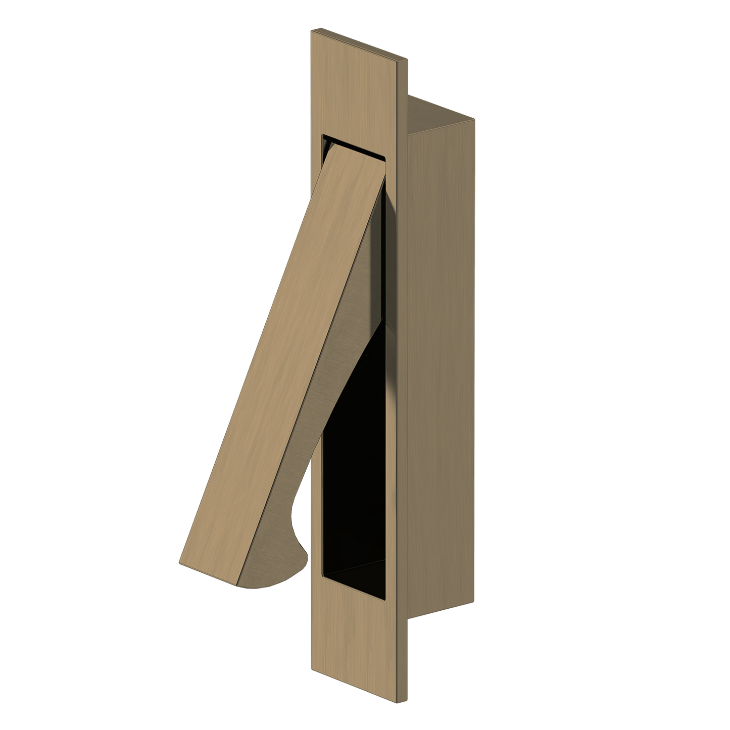 Door Handle Sydney Cavity Slider Concealed Pull Antique Brass