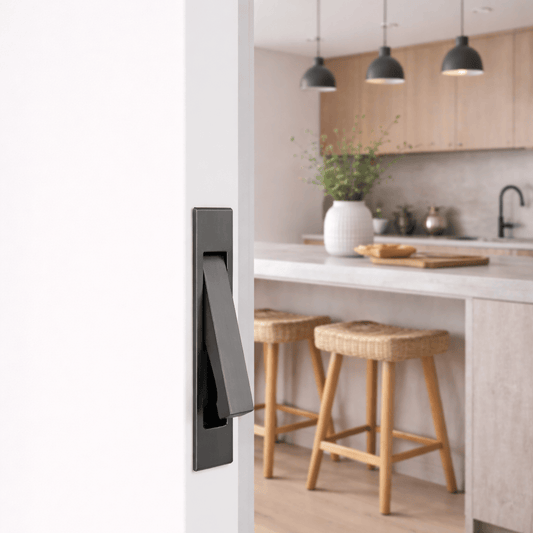Door Handle Sydney Cavity Slider Concealed Pull Gunmetal