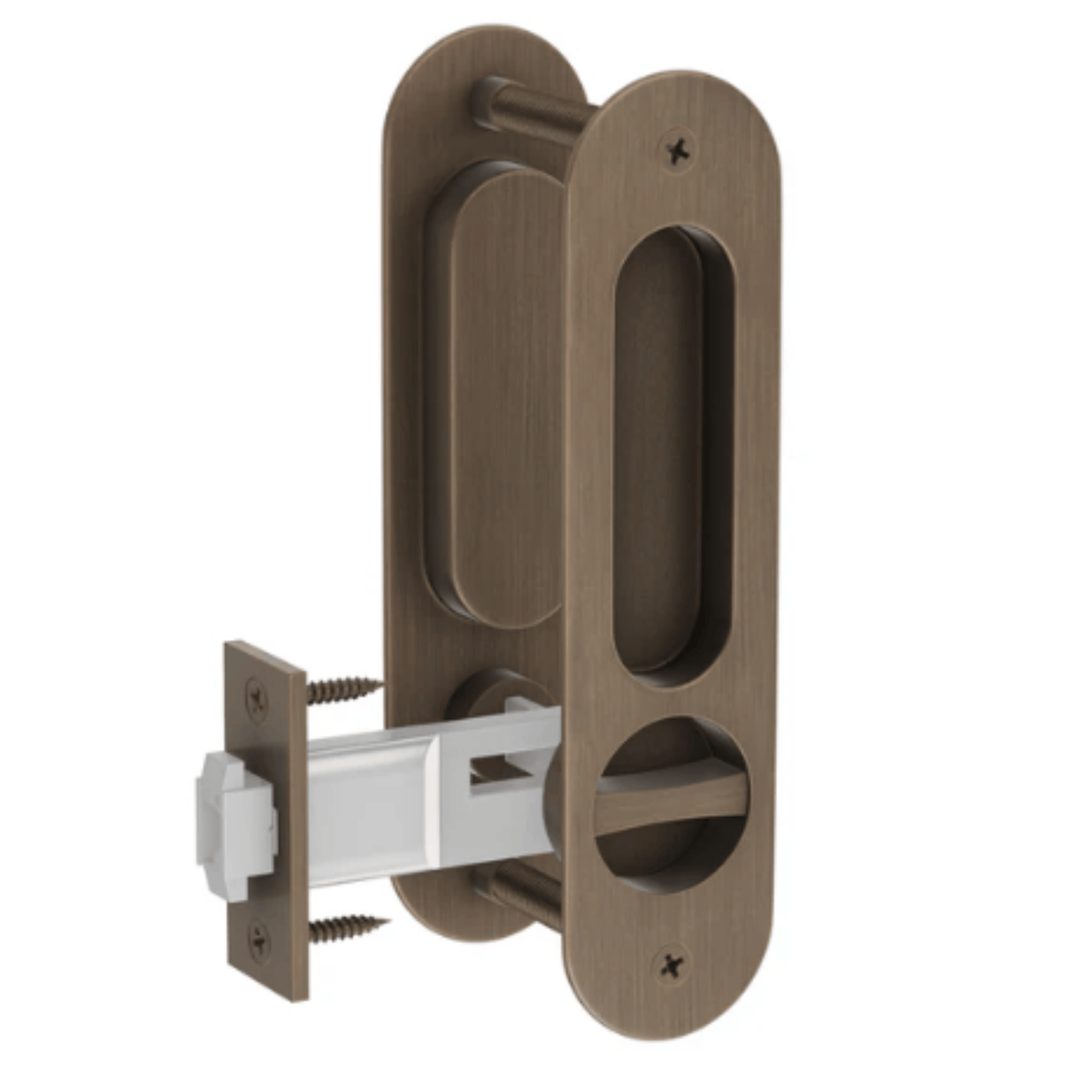 Door Handle Sydney Cavity Slider Door Lock - Antique Brass