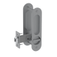 Door Handle Sydney Cavity Slider Door Lock Gunmetal