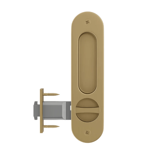 Door Handle Sydney Cavity Slider Door Lock - Satin Brass