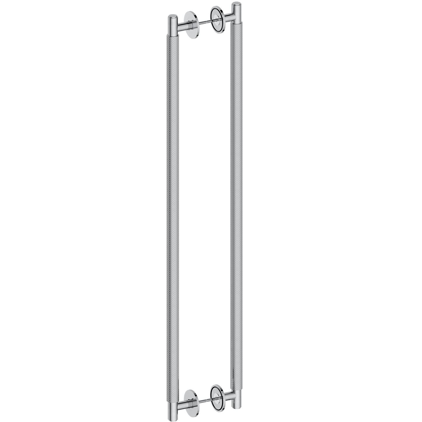 Door Handle Sydney Knurled Double Sided Door Pull 775 Brushed Nickel