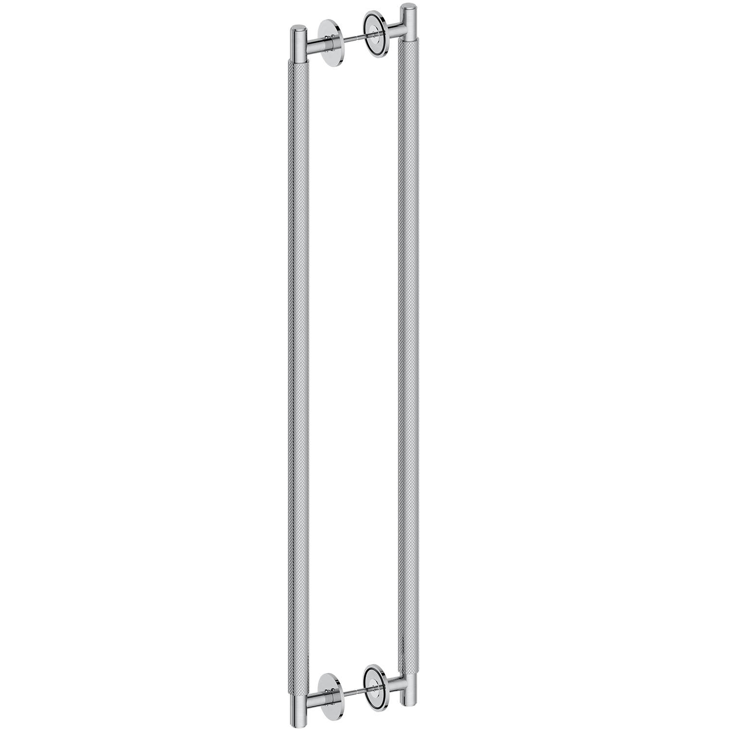 Door Handle Sydney Knurled Double Sided Door Pull 775 Brushed Nickel