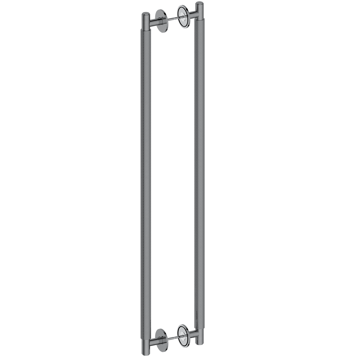 Door Handle Sydney Knurled Double Sided Door Pull 775 Gunmetal
