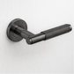 Door Handle Sydney Knurled Passage Door Lever Set Gunmetal