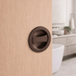 Door Handle Sydney Round Cavity Slider Door Lock Antique Brass